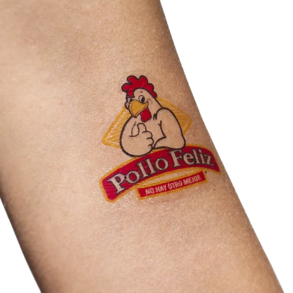 Tatuajes de Pollo Feliz.