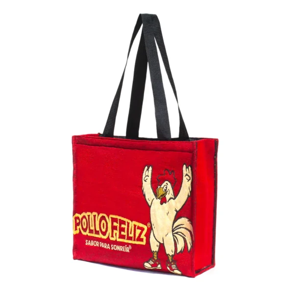 Bolsa Roja oficial de Pollo Feliz.